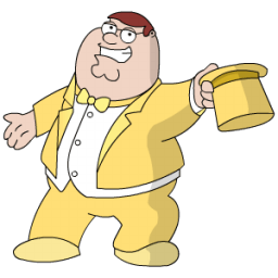 Peter Griffen Tux Sticker