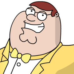 Peter Griffen Tux Zoomed 2 Sticker