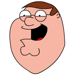 Peter Griffin Football Head Sticker