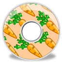 Disk Carrots Sticker