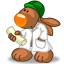 Rabbit Doctor Sticker