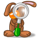 Rabbit Finder Sticker