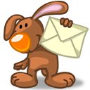 Rabbit Mail Sticker