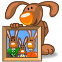 Rabbit Pictures Sticker