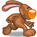 Rabbit Walking Sticker