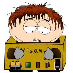 Cartman Awesom O Exhausted Sticker