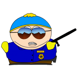 Cartman Cop Sticker