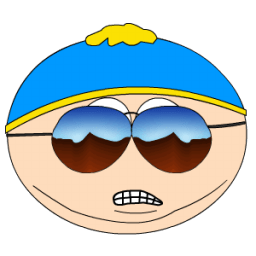 Cartman Cop Head Sticker