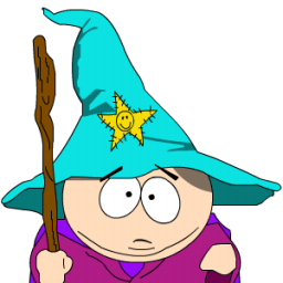 Cartman Gandalf Zoomed Sticker