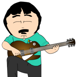 Randy Marsh Jamming 2 Sticker