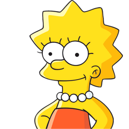 Lisa Simpson Sticker