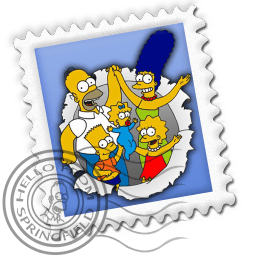 Mail Simpsons Sticker