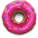 Pink Donut Sticker