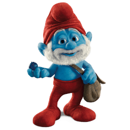 Papa Smurf Sticker