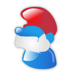 Papa Smurf Sticker