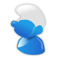 Smurf Sticker