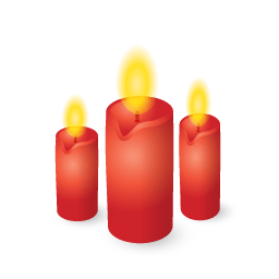 Candles Sticker