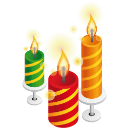 Candles Sticker