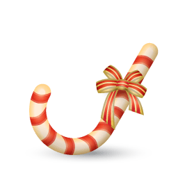 Candycane Sticker