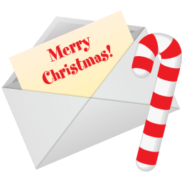 Christmas Letter Sticker