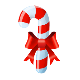 Candycane Sticker