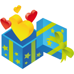 Gift Hearts Sticker