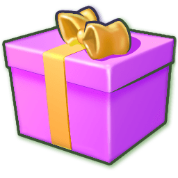 Giftbox Purple Sticker