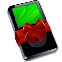 Ipod Black Gift Sticker