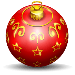 Christmas Tree Ball Sticker