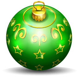 Christmas Tree Ball 2 Sticker