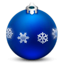 Ornament With Snow Flakes Sticker