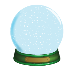 Christmas Snow Globe Sticker