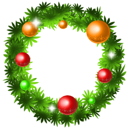 Christmas Wreath Sticker