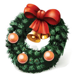 Christmas Wreath Sticker