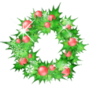 Holly Garland Sticker