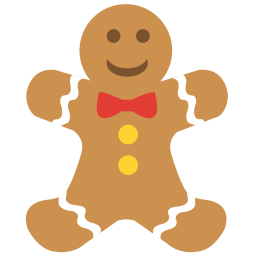 Gingerbread Man Cookie Sticker