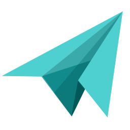 Paper Airplane Sticker