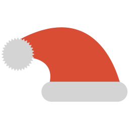 Santa Hat Sticker