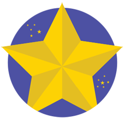 Christmas Star Sticker