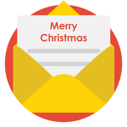 Mail Christmas Sticker