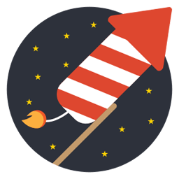 Rocket Sticker