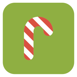 Candy Cane Sticker