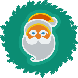 Santa Sticker