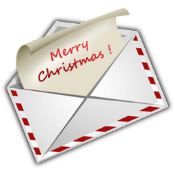 Christmas Letter Sticker