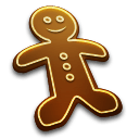 Gingerbread Man Sticker