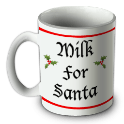 Santa Mug Sticker