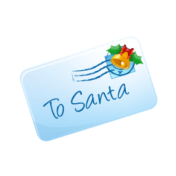 To Santa Sticker