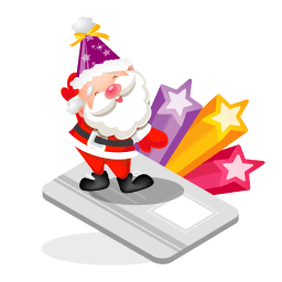 Santa Creditcard Sticker