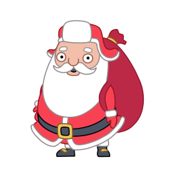 Santa Sticker