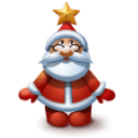 Santa 3 Sticker